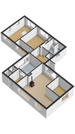 Floorplan - Garderenseweg 421, 3852 NJ Ermelo